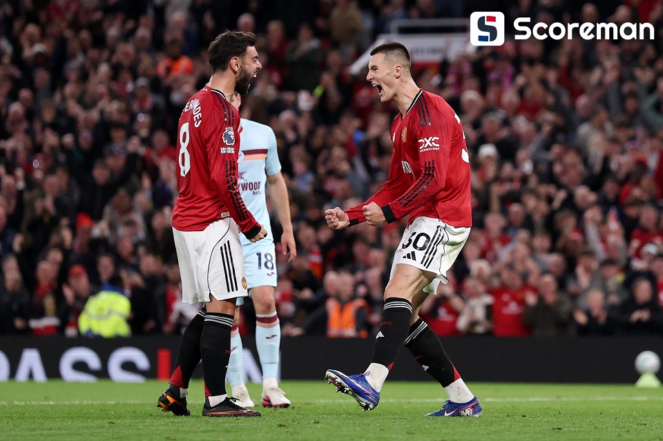 '브루노 19호 AS' 맨유, 브렌트퍼드 2-1 꺾고 2연승→3위 수성